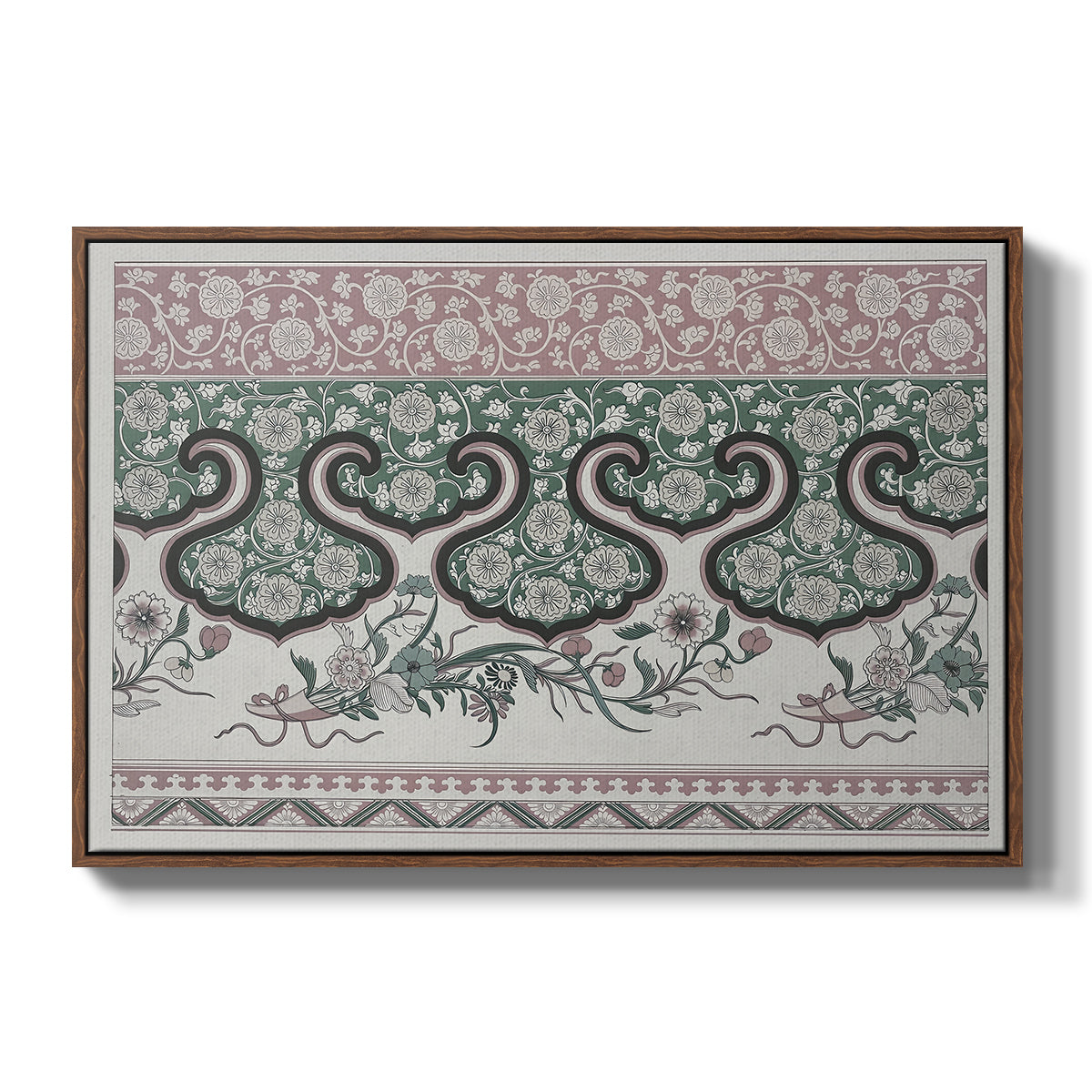 Examples of Chinese Ornament, Pl. LXXVI, 1867 - Floater Framed Canvas Print