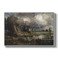 Salisbury Cathedral from the Meadows (Detail), 1831 - Floater Framed Canvas Print