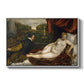 Venus with an Organist and a Dog, c. 1550 - Floater Framed Canvas Print