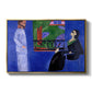 The Conversation, c. 1908-1912 - Floater Framed Canvas Print