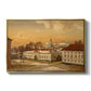 The Riding School at Akershus Castle, 1846 - Floater Framed Canvas Print