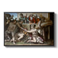 The Sacrifice of Noah (Sistine Chapel), 1509 - Floater Framed Canvas Print