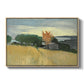 Fields of Wheat in Cagnes, 1918 - Floater Framed Canvas Print