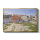 Gasometers at Clichy, 1886 - Floater Framed Canvas Print