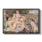 The Large Bathers, 1884-1887 - Floater Framed Canvas Print