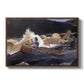 Shooting the Rapids, Saguenay River, 1905-1910 - Floater Framed Canvas Print