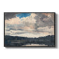 The Lone Boat, North Woods Club, Adirondacks, 1892 - Floater Framed Canvas Print