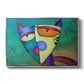 Celestial Cat - Floater Framed Canvas Print