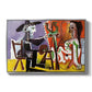 The Painter and His Model, 1963 - Floater Framed Canvas Print
