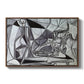 Goat's Skull, Bottle and Candle, 1952 - Floater Framed Canvas Print