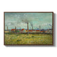 Factories at Clichy, 1887 - Floater Framed Canvas Print