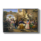 Romans Gathered for Merriment at an Osteria, 1839 - Floater Framed Canvas Print