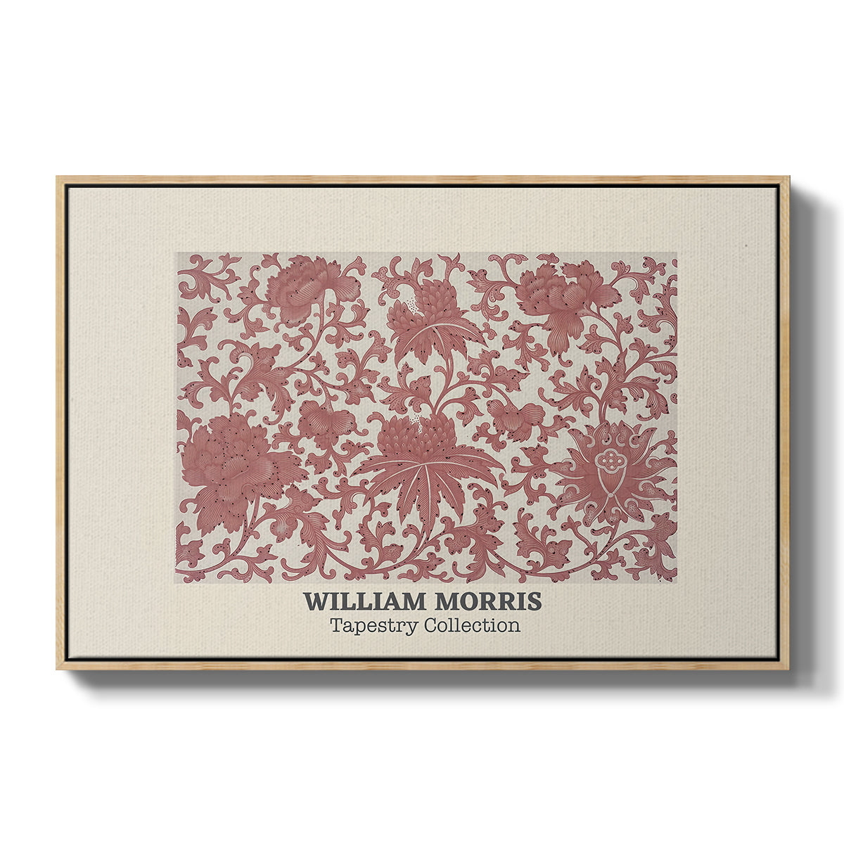 Examples of Chinese Ornament, Pl. XCIII (Morris Inspired), 1867 - Floater Framed Canvas Print