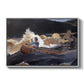 Shooting the Rapids, Saguenay River, 1905-1910 - Floater Framed Canvas Print