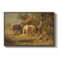 The Midday Meal, 1835 - Floater Framed Canvas Print