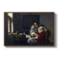 Girl Interrupted at Her Music, c. 1658-1659 - Floater Framed Canvas Print