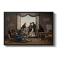 A Group of Danish Artists in Rome, 1837 - Floater Framed Canvas Print