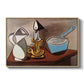 Jug, Candle, and Enamel Pan, 1950 - Floater Framed Canvas Print