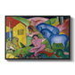 The Dream, 1912 - Floater Framed Canvas Print