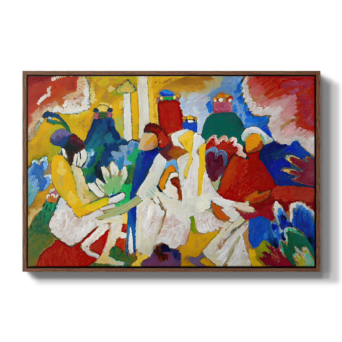 Oriental, 1909 - Floater Framed Canvas Print