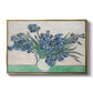 Irises, 1890 - Floater Framed Canvas Print