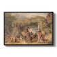 Figures and Animals in a Vineyard, c. 1829 - Floater Framed Canvas Print