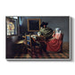 The Glass of Wine, c. 1660 - Floater Framed Canvas Print