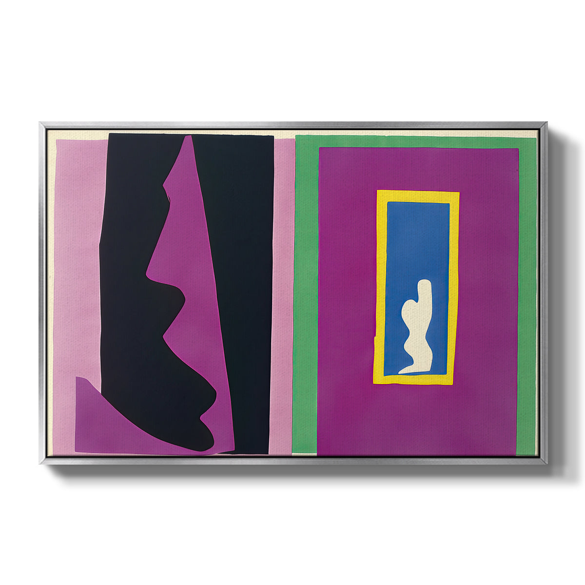 Destiny (Le destin), from Jazz, 1947 - Floater Framed Canvas Print