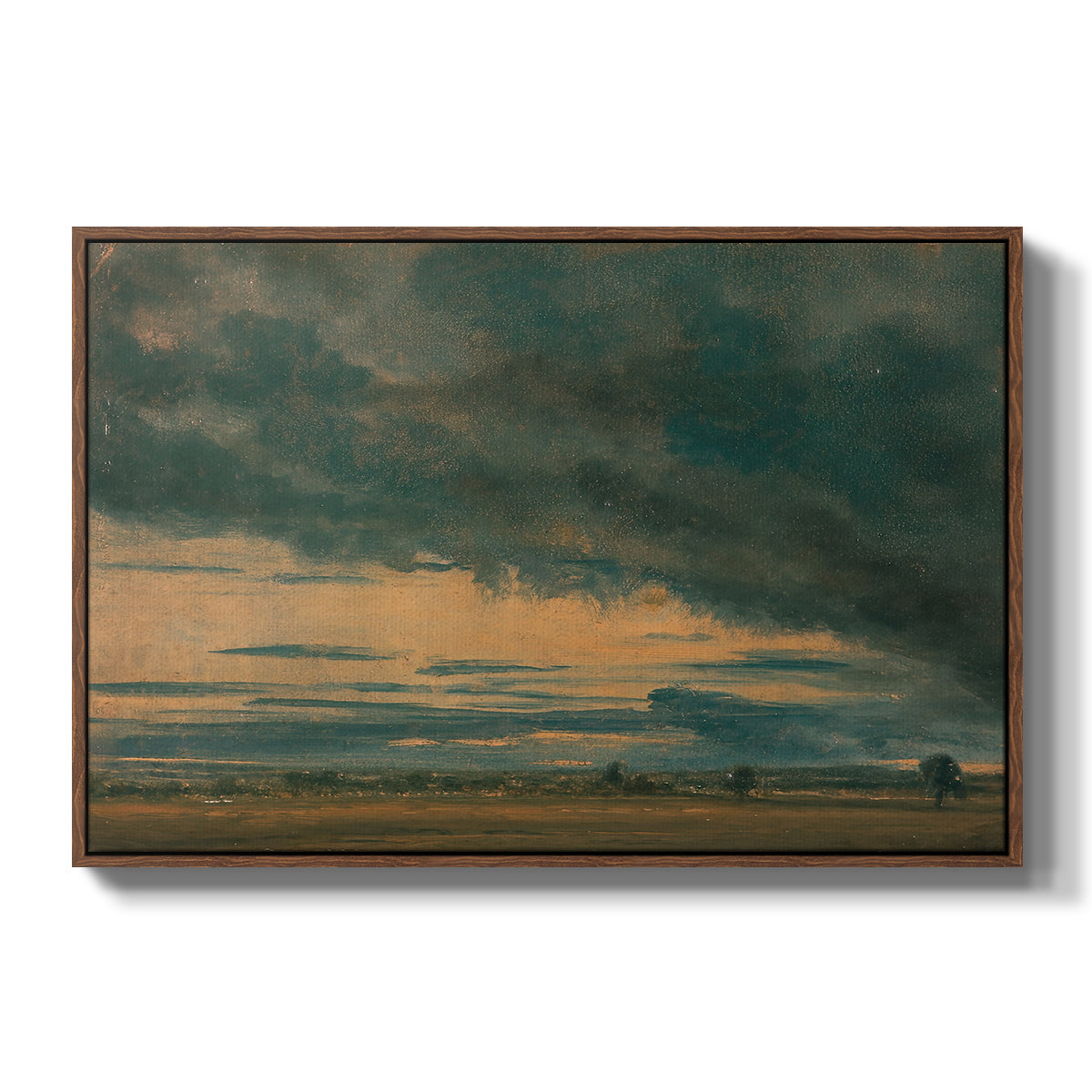 Cloud Study, c. 1821 - Floater Framed Canvas Print