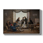 A Group of Danish Artists in Rome, 1837 - Floater Framed Canvas Print