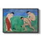 Game of Bowls, 1908 - Floater Framed Canvas Print