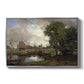 Dedham Lock and Mill, c. 1820 - Floater Framed Canvas Print