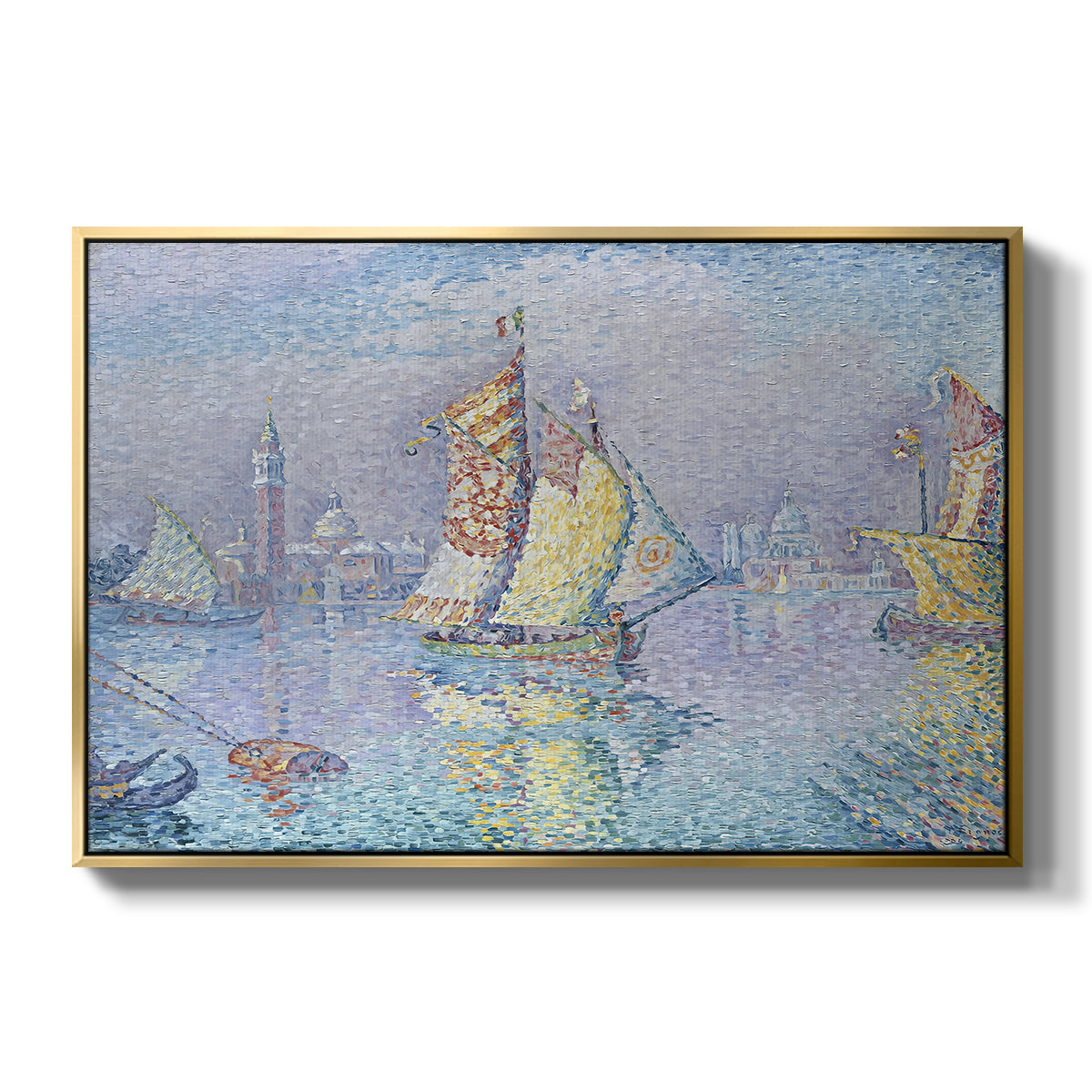 Venice, the Yellow Sail, 1904 - Floater Framed Canvas Print