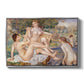 The Large Bathers, 1884-1887 - Floater Framed Canvas Print