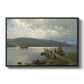 The Jetty at Feste near Moss, 1898 - Floater Framed Canvas Print