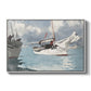 Fishing Boats, Key West, 1903 - Floater Framed Canvas Print