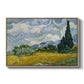 Wheat Field with Cypresses, 1889 - Floater Framed Canvas Print