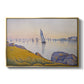 Evening Calm, Concarneau, Opus 220, 1891 - Floater Framed Canvas Print