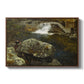 By the Mill Pond (En Mølledam), 1850 - Floater Framed Canvas Print