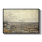 View from Montmartre, 1886 - Floater Framed Canvas Print