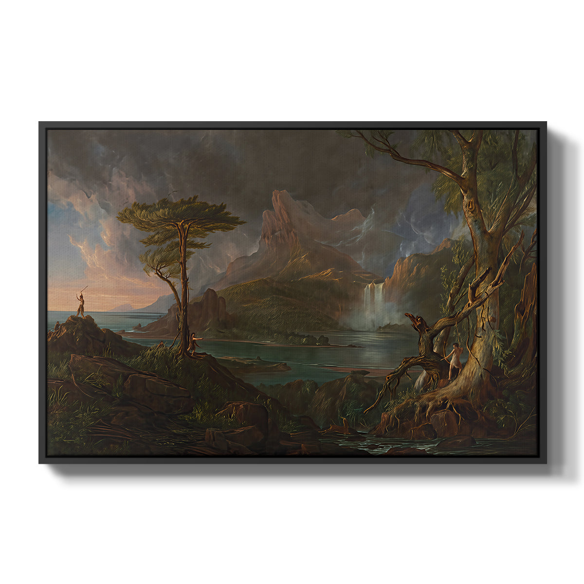 A Wild Scene, 1831-1832 - Floater Framed Canvas Print