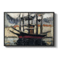 Two Boats Side by Side, Port of Marseilles, c. 1916 - Floater Framed Canvas Print