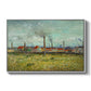 Factories at Clichy, 1887 - Floater Framed Canvas Print