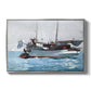 Taking on Wet Provisions, 1903 - Floater Framed Canvas Print