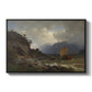 From the Western Coast of Norway, 1862 - Floater Framed Canvas Print