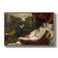 Venus with an Organist and a Dog, c. 1550 - Floater Framed Canvas Print
