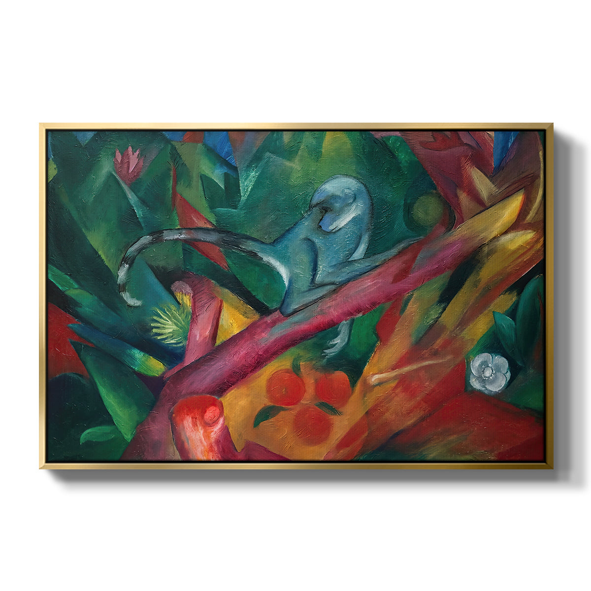 The Monkey, 1912 - Floater Framed Canvas Print