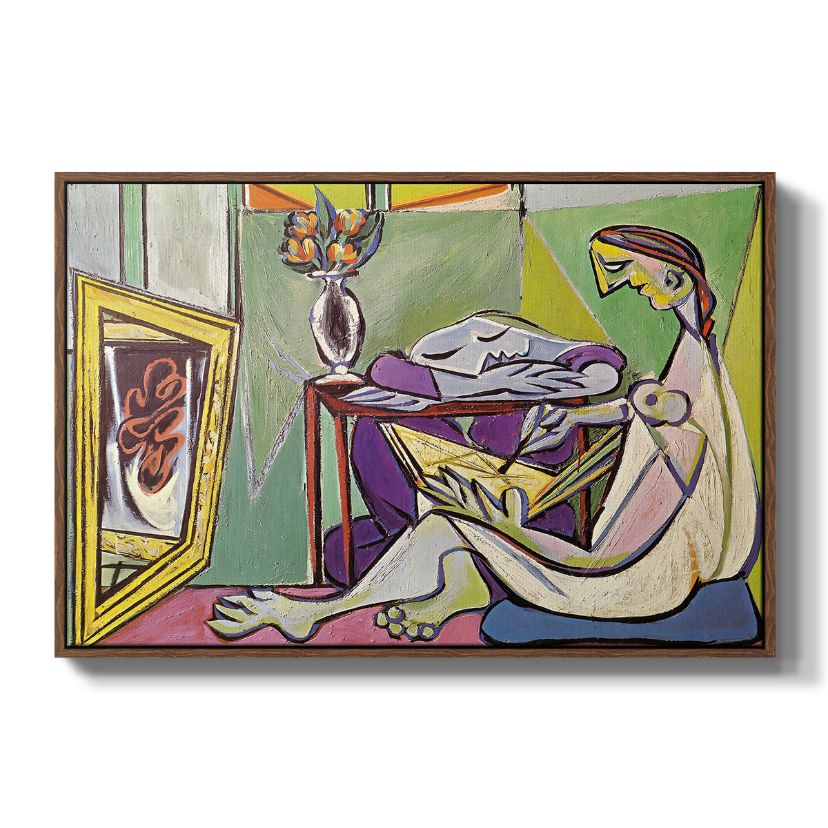 The Muse, 1935 - Floater Framed Canvas Print