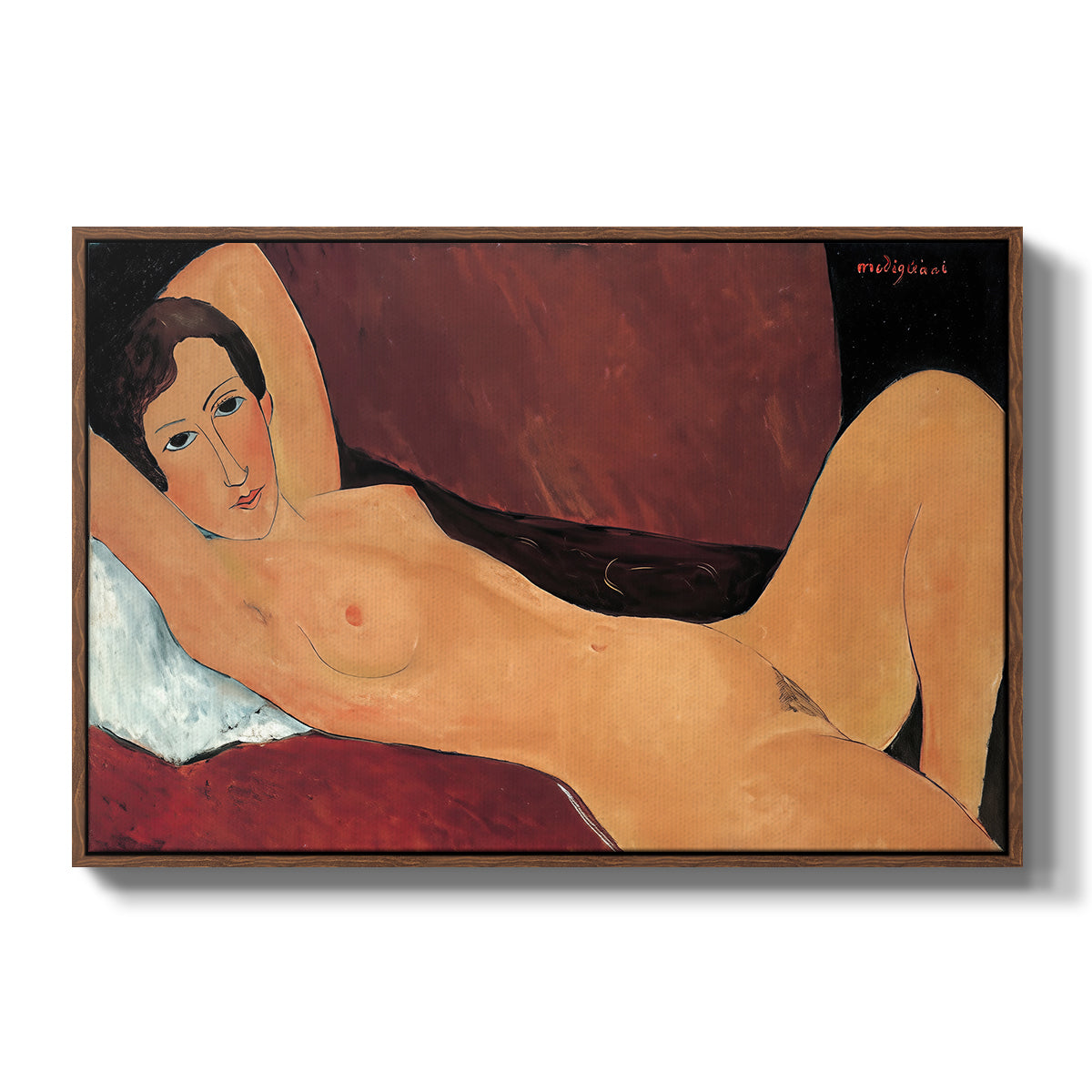 Reclining Nude (Nu couché), 1917 - Floater Framed Canvas Print