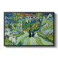 Stairway at Auvers, 1890 - Floater Framed Canvas Print
